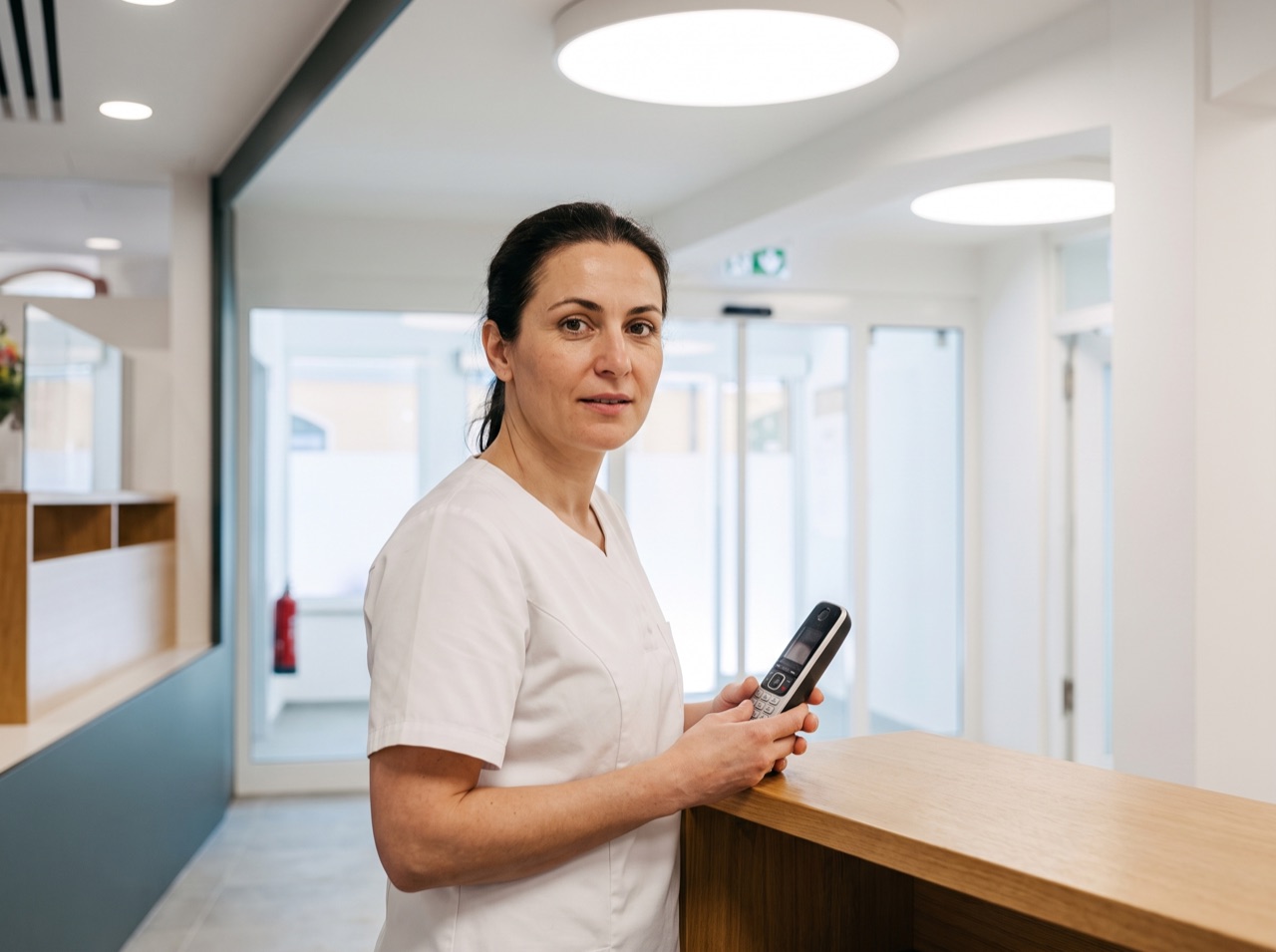 A member of the Douwes Brain Center medical team.